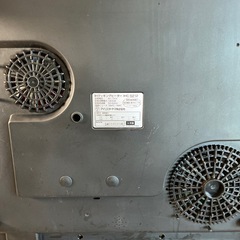 IHクッキングヒーター 2口  幅44.5cm IHC-S212V 1400W アイリスオーヤマ ☆ 札幌市の画像
