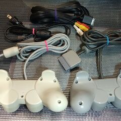 動作確認済 プレステ2 SCPH-30000 ドラクエ5おまけ　電源ケーブル　映像ケーブル　コントローラ２個の画像