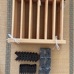 ベビーサークル　木製　136×136cmサイズの画像