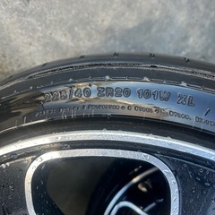20インチ6穴ホイール　４本セット　8.5J +38　M.T.S.ハイエース用の画像
