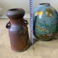詳細不明　花びん 5点まとめ　陶器　工芸品　陶芸　置物　インテリア　花器　花入れ　花瓶の画像