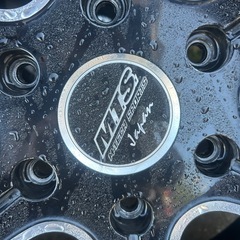 20インチ6穴ホイール　４本セット　8.5J +38　M.T.S.ハイエース用の画像