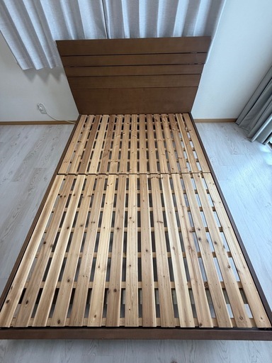 (受付終了)ニトリ ダブル ベッドフレーム