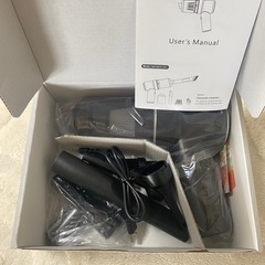 【新品】ハンディ掃除機 ブラック 車 部屋の画像