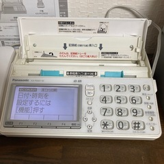 Panasonic パーソナルFAX KX-PD601ーW
の画像