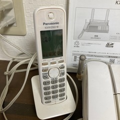 Panasonic パーソナルFAX KX-PD601ーW
の画像