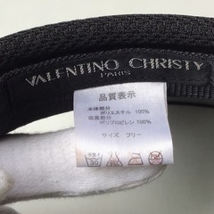 ヴァレンティノ クリスティ 日除け サンバイザー valentino christy parisの画像