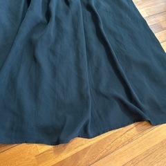 黒のワンピース♦️7分袖レース♦️Ｌの画像