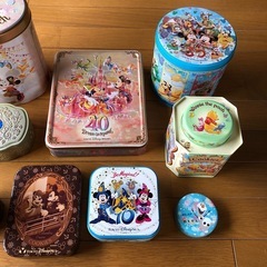 ディズニーお菓子空缶　全9点の画像