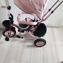 子供用三輪車 舵取り 多機能 手押し棒 の画像