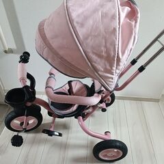 子供用三輪車 舵取り 多機能 手押し棒 の画像