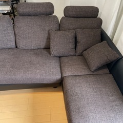 L字ソファの画像