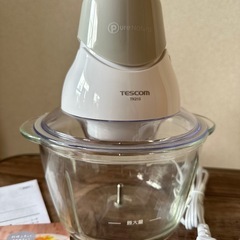 TESCOM Pure Natura TK213 フードプロセッサー ホワイトの画像