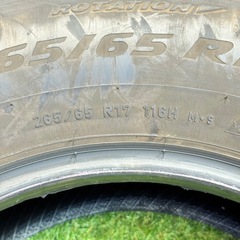 【美品】　265/65R17 116H ピレリ　アイスゼロ　4本　交換工賃込みの画像