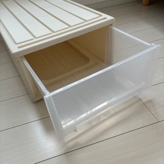 収納ケース（引き出し式、プラスチック）の画像