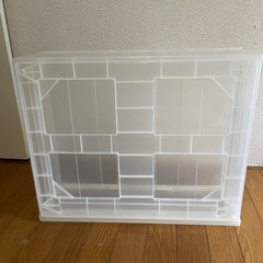 無印良品　ポリプロピレン　収納ケース　ワイド　　小 約幅５５×奥行４４．５×高さ１８ｃｍの画像