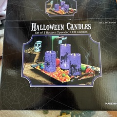 ハロウィン　キャンドルの画像