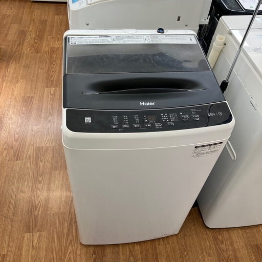 安心の1年保証付　Haier 全自動洗濯機　JW-U45A 2022年製　4.5kg 取りに来れる方限定！