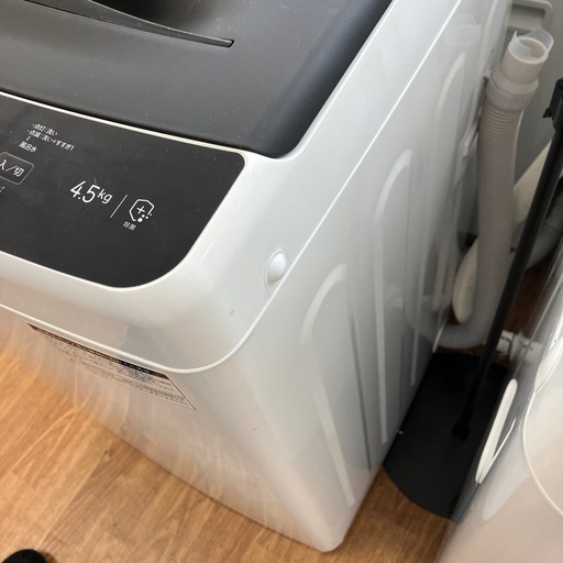 安心の1年保証付　Haier 全自動洗濯機　JW-U45A 2022年製　4.5kg 取りに来れる方限定！