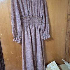 【古着】フローラルパターン ワンピ　秋色の画像