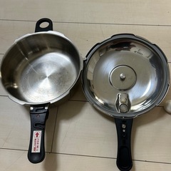 アサヒ軽金属 圧力鍋 美品の画像