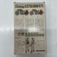 【未使用品】TAMIYA 田宮模型 プラモデル ミリタリーミニチュア 1/35 Zündapp KS750 BMW R75の画像
