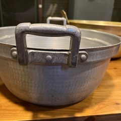 頑丈です アルミ打ち出し鍋の画像