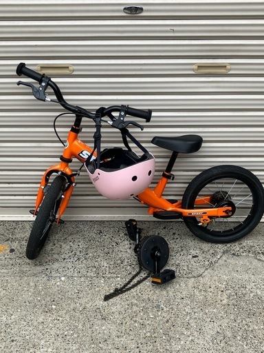 ヘルメット&ペダル付き‼️【中古品】ストライダー14xサンシャイン