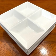 白角皿6枚セット🍽️オードブルなどにピッタリの画像