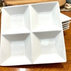 白角皿6枚セット🍽️オードブルなどにピッタリの画像
