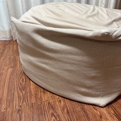 無印良品「体にフィットするソファ（大）」2個セット ベージュの画像