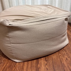 無印良品「体にフィットするソファ（大）」2個セット ベージュの画像