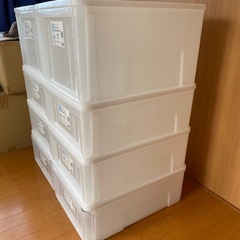 美品 ナフコ 収納ケース 衣装ケース  まとめ売りの画像