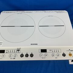 【動作保証あり】IRIS OHYAMA 2020年 IHK-W12SV-W IHクッキングヒーター【管理KRG242】の画像