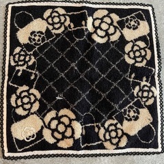 ブラックベージュ　ハンカチの画像