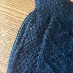 【USED】☆レディース☆手袋☆黒色☆指先が出るタイプ☆の画像