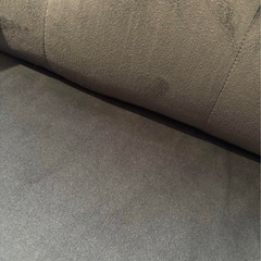 West elm ウエストエルム　スエード調ソファ　1人掛けの画像
