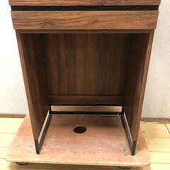 moca Cloudear キッチンボード MC-MX003CD 幅60 レンジ台 電子レンジ 食器棚 コンセント付き スチール脚 北欧調 【糸島市内 送料無料】88259-1-②-010の画像