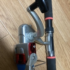 🎣　釣竿リール付きの画像