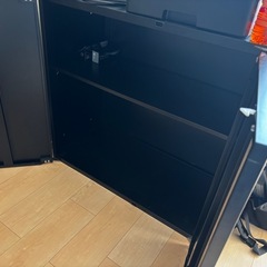 オフィスコム　ロッカー　スチールロッカー　書庫　黒の画像