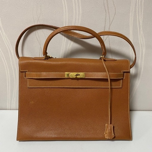 ショルダーバッグ　ハンドバッグ　ケリー型　状態悪い