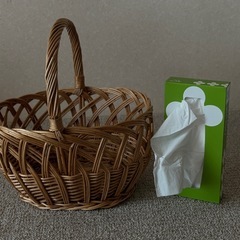 柳の籠　民藝品の画像