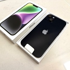 iPhone14Plus 128GB ミッドナイト 新品フィルム3枚+新品カバーの画像