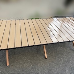 【新品未使用】アウトドア折りたたみテーブルの画像