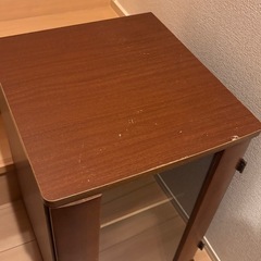 【お譲りします】木目調　キャビネットの画像