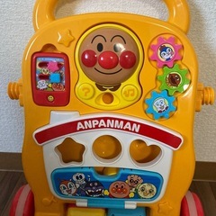 アンパンマン　すくすくウォーカー　おでかけメロディハンドル　ぬいぐるみの画像