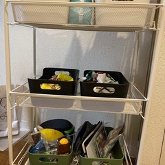 【購入済み】 IKEA イケア ワゴン ホワイト 白 26x48x77cm HORNAVAN ホールナヴァン インテリア 収納家具 キッチン収納 キッチンワゴン おしゃれ シンプル 北欧 かわいい カートの画像
