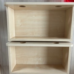 子供用　本棚おもちゃ箱の画像