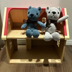  新品クマのぬいぐるみ付き⭐️シルバニア「はじめてのおうちセット」の画像