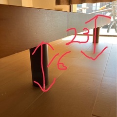 【受付終了】セミダブルサイズ　ベッドの画像